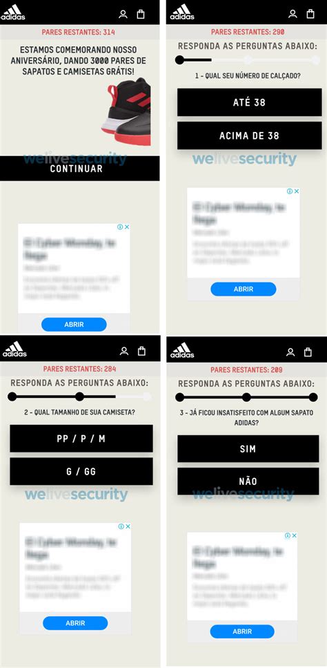 Golpe no Whatsapp promete produtos da Adidas e faz mais de .